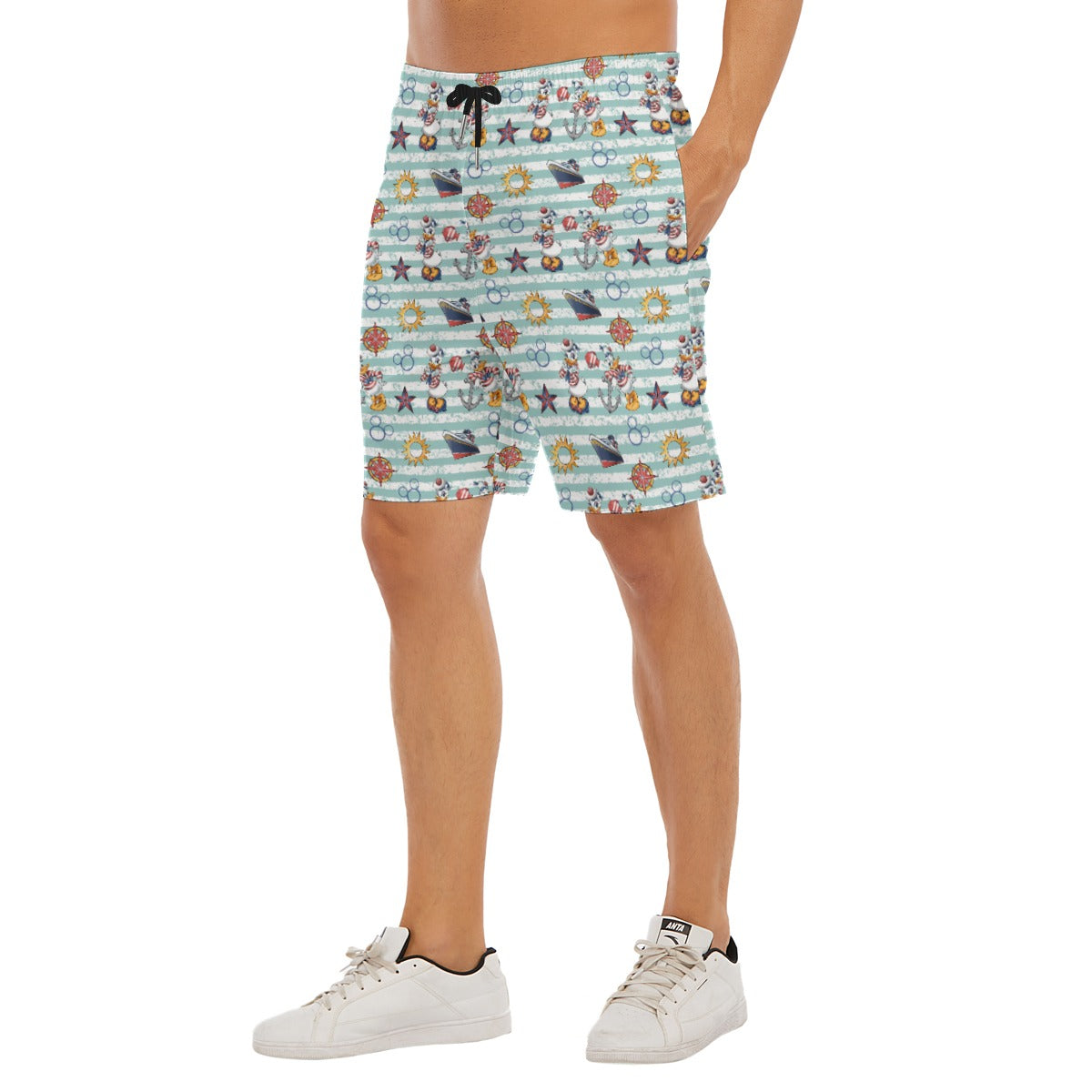 Sailor Duo on Deckaisy - Men’s Pocket Beach Shorts