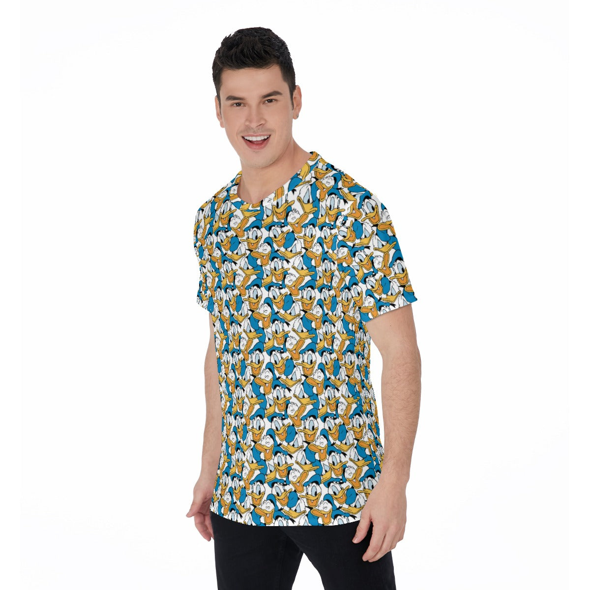 Many Faces of Feisty Duck - Men's Short Sleeve T-Shirt