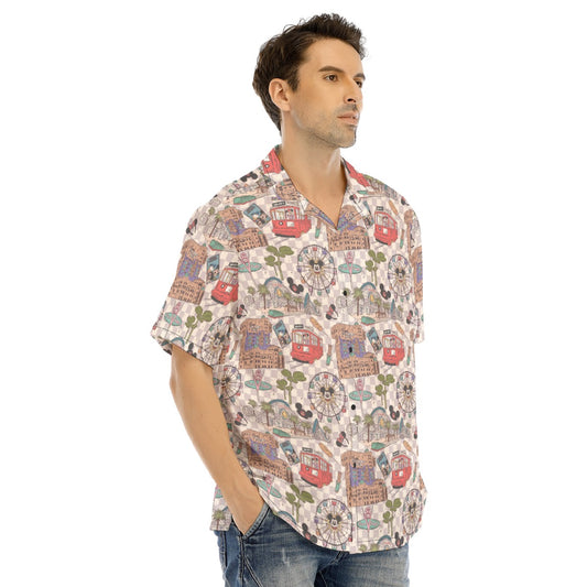 Original DCA - Men's Hawaiian Button Up Shirt