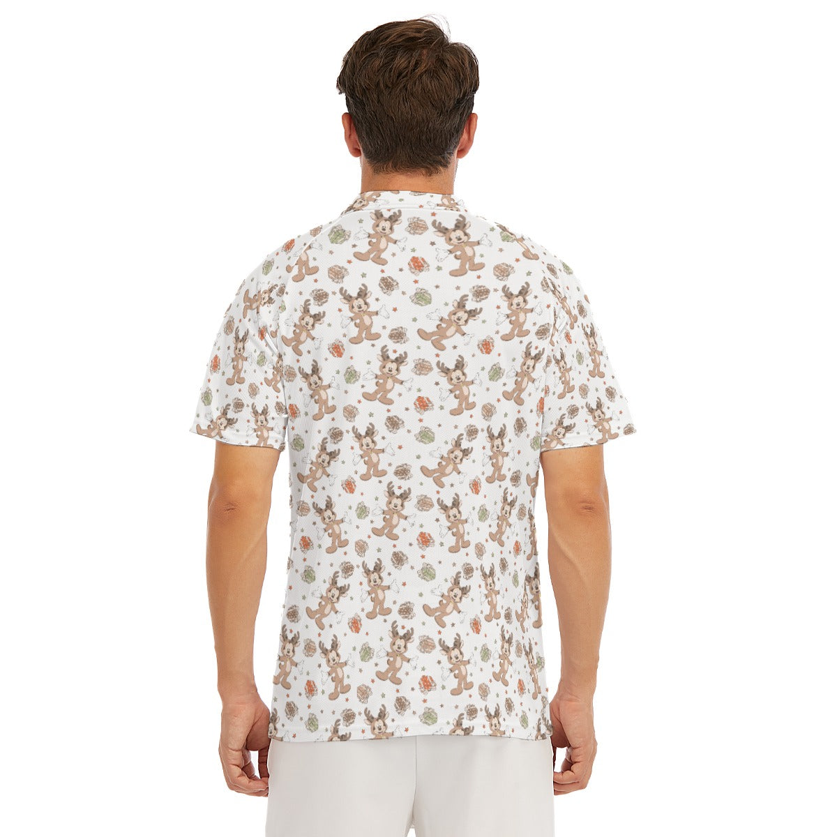 Reindeer Onesie Cheer - Men's Polo Shirt