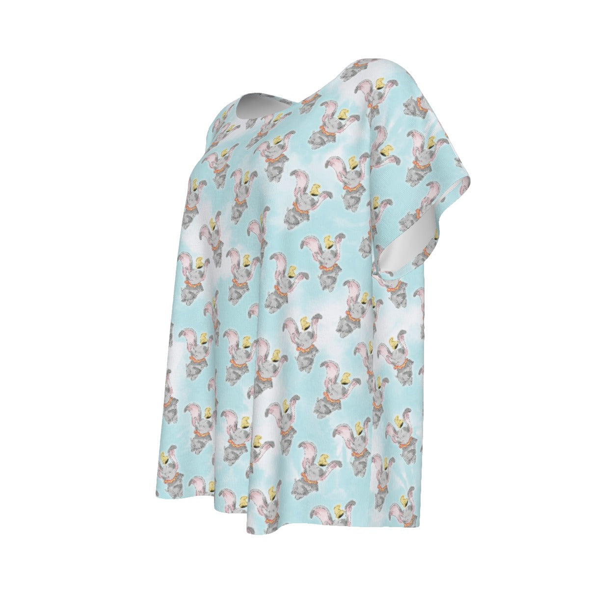 Sketch of Flying Elephant - Women’s Relaxed Fit Scoop Tee