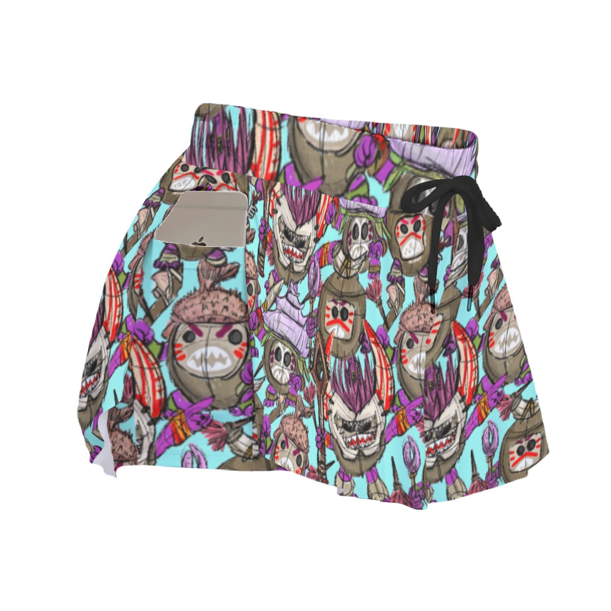 Island Coconut Pirates - Women's Flowy Pocket Shorts