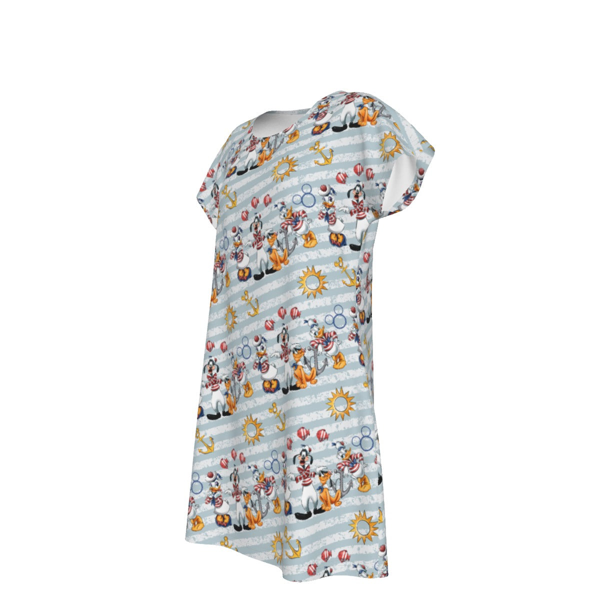 Set Sail with the Crew - Women's T-Shirt Dress