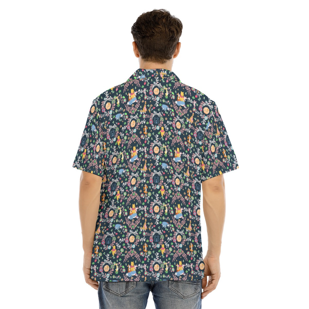 Garden Whimsy - Hundred Acre Blooms - Men's Hawaiian Button Up Shirt