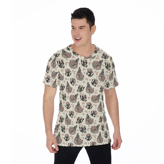 Bashful Blooming Skunk - Men's Short Sleeve T-Shirt