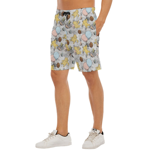 Silly Old Bear - Men’s Pocket Beach Shorts