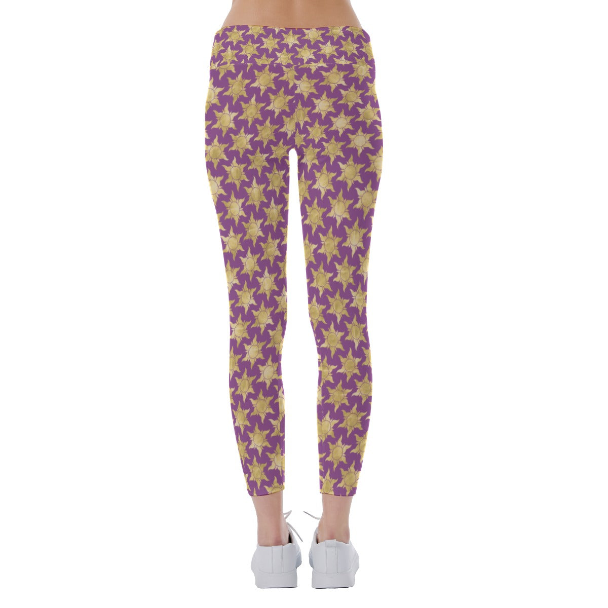 Golden Sun Symbols - Women's Yoga Leggings