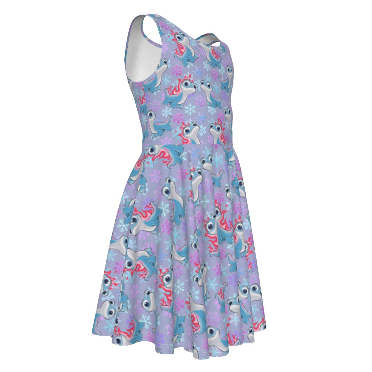Bruni the Fire Spirit - Kid's Sleeveless Skater Dress