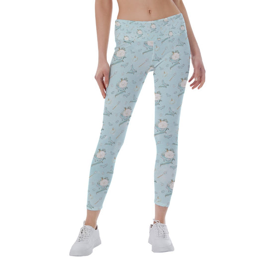 Enchanted Glass Slipper - Women's Yoga Leggings