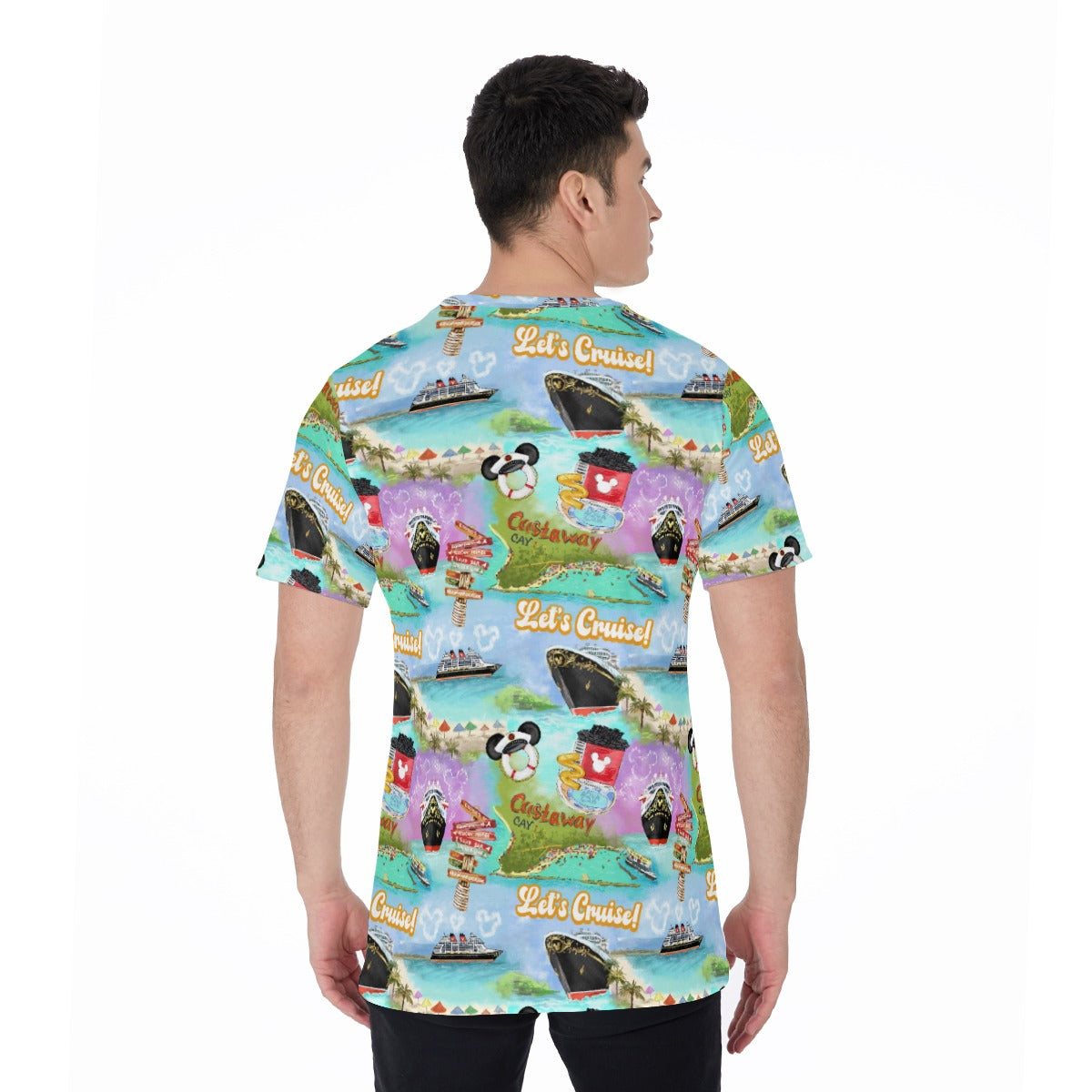 Tropical Castaway Island - Men's Short Sleeve T-Shirt