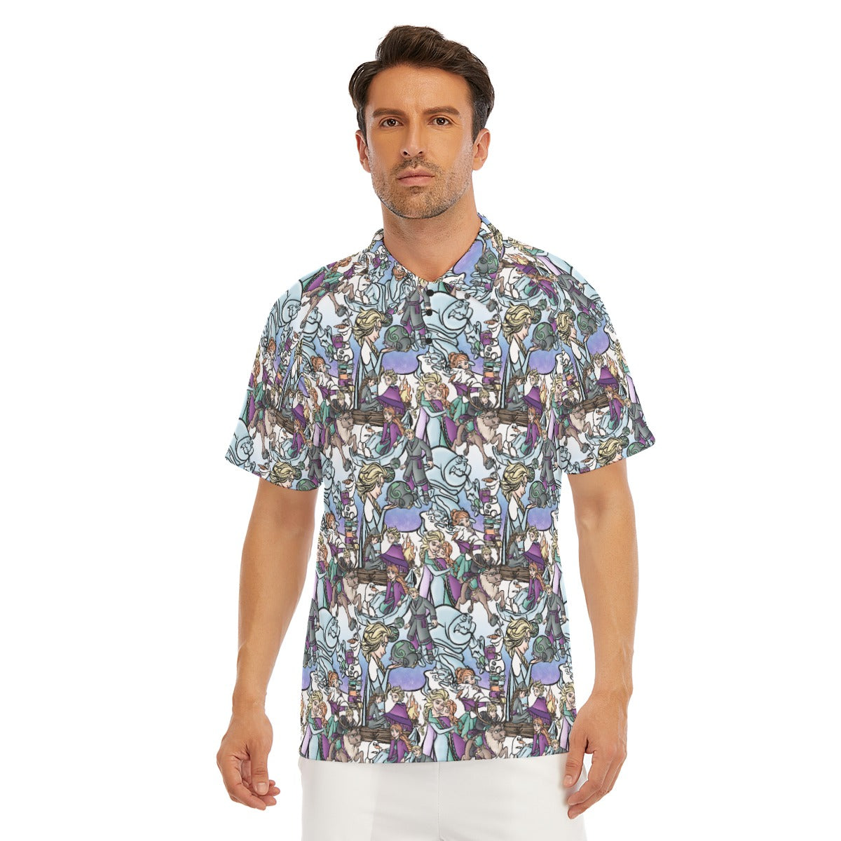 Enchanted Winter Journey - Men's Polo Shirt