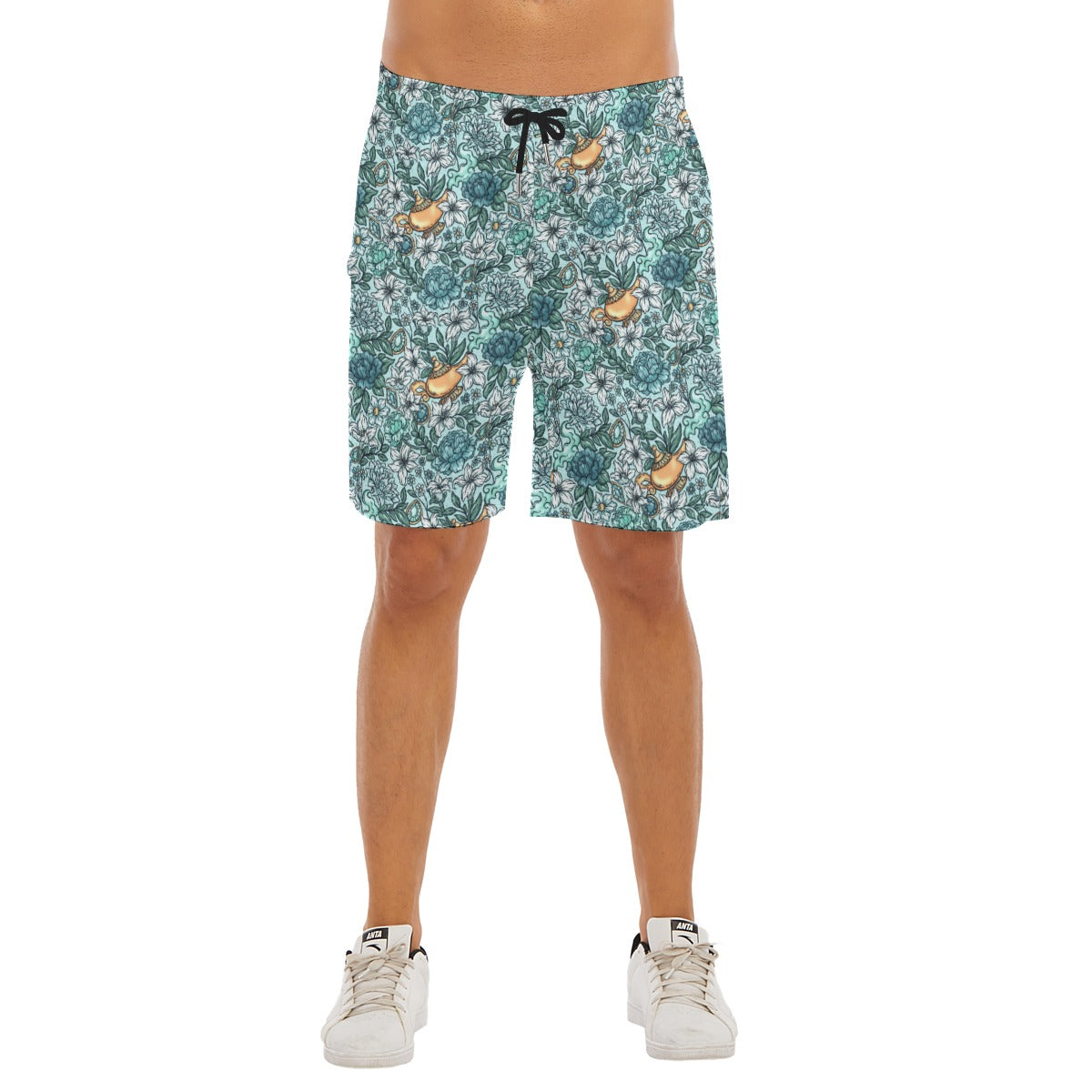 Fairytale Florals - Arabian Princess - Men’s Pocket Beach Shorts
