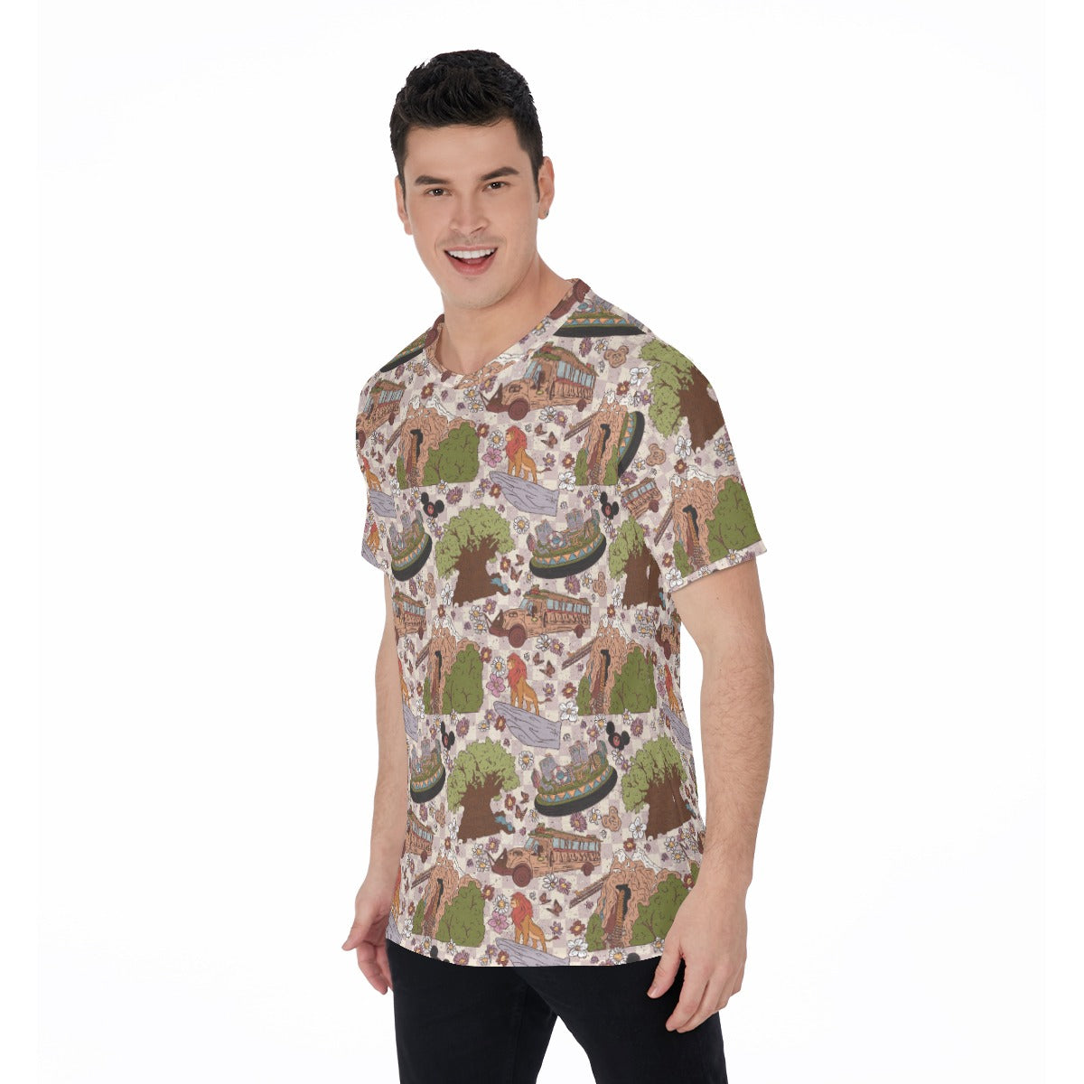 Hand Drawn AK - Men's Short Sleeve T-Shirt