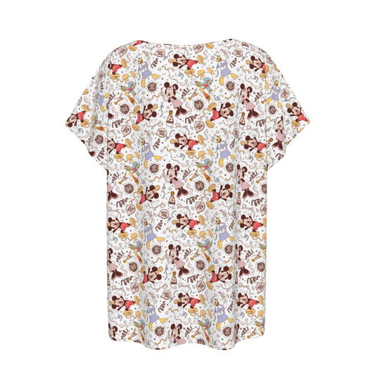 New Year Celebration Crewends - Women’s Relaxed Fit Scoop Tee