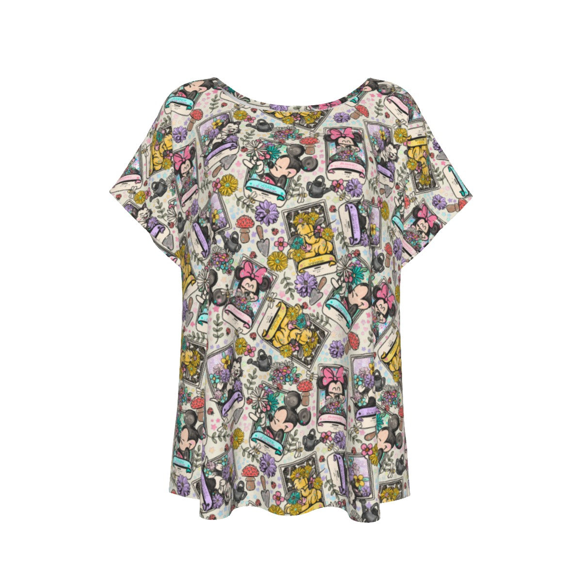 Garden Helpers Seed Packetskets - Women’s Relaxed Fit Scoop Tee