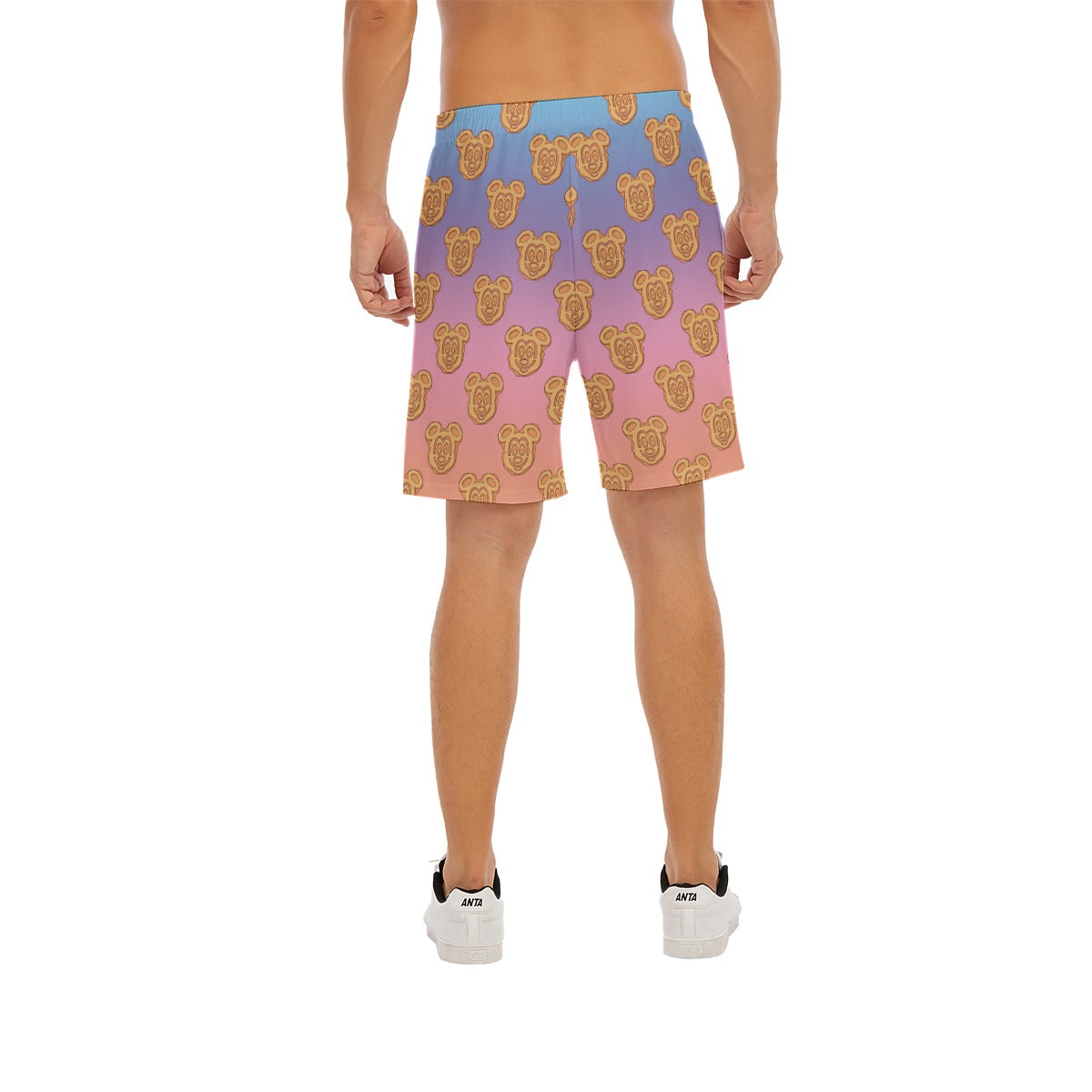 Rainbow Mouse Waffles - Men’s Pocket Beach Shorts