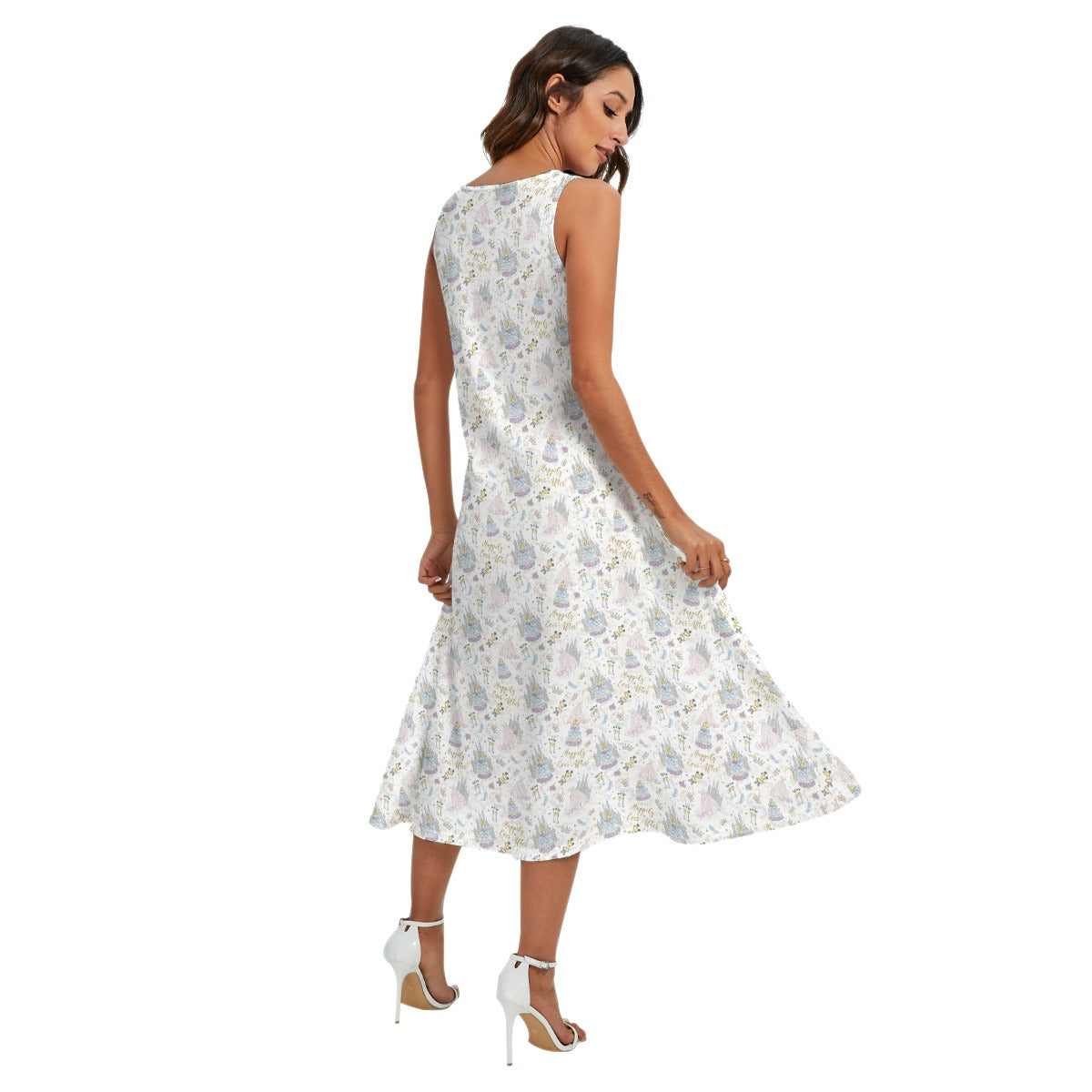 Happily Ever After Weddings - Women’s Diagonal Pocket Midi Dress