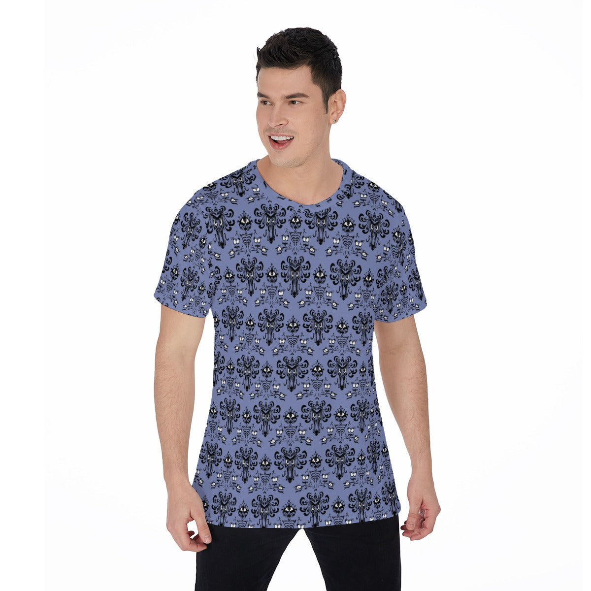 Spooky Mansion Wallpaper - Men's Short Sleeve T-Shirt