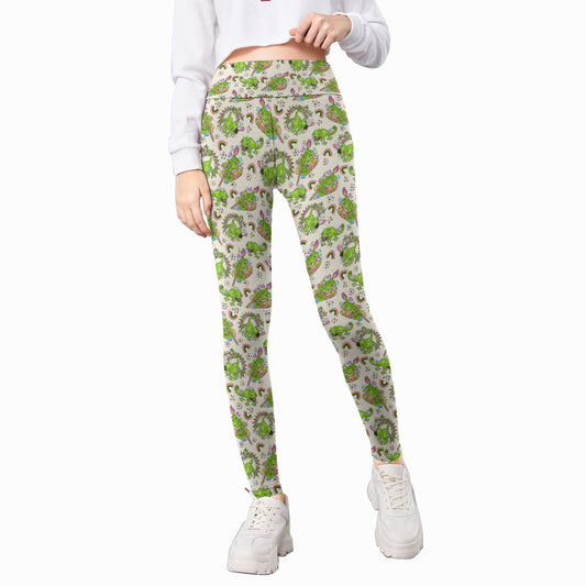 Colorful Chameleon Splash - Kid's Leggings