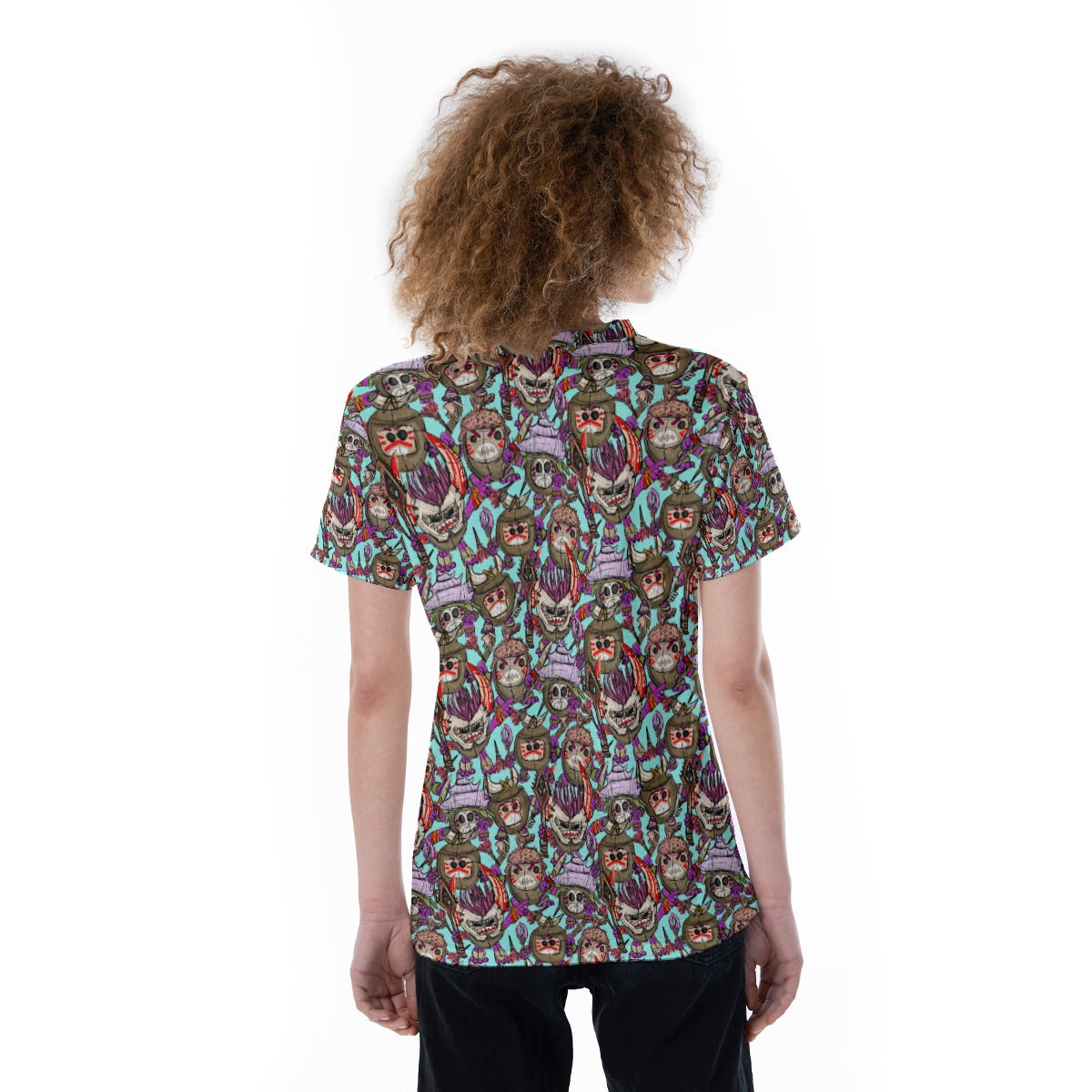 Island Coconut Pirates - Women's Short Sleeve V-Neck T-Shirt