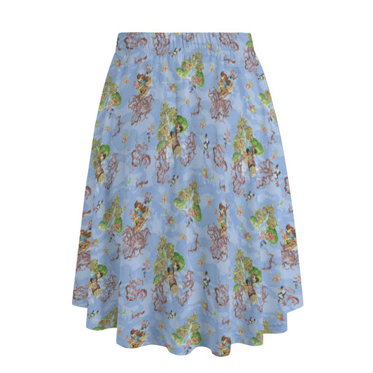 Briar Patch Splash - Women’s Pocket Midi Skirt