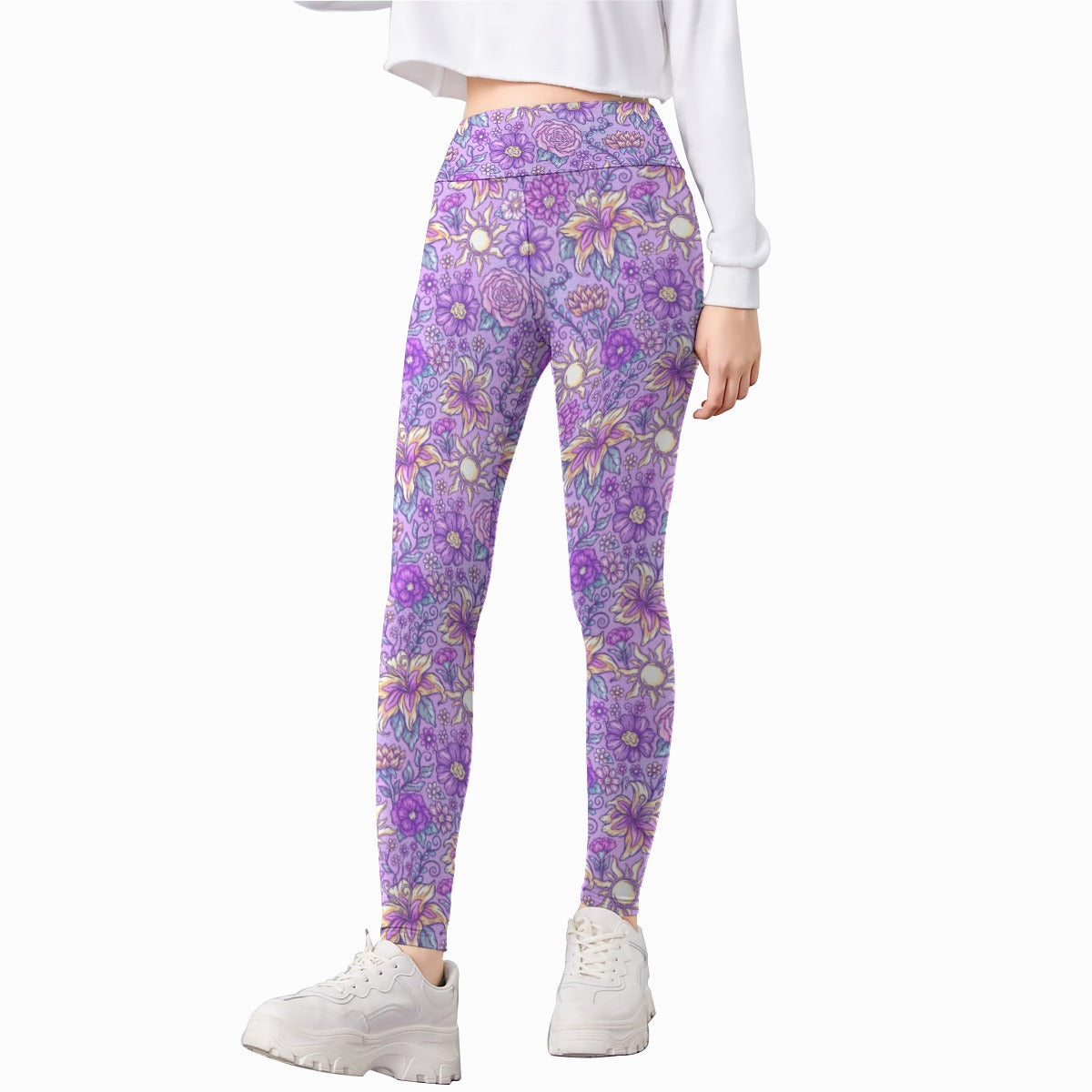 Fairytale Florals – Radiant Sunlight - Kid's Leggings
