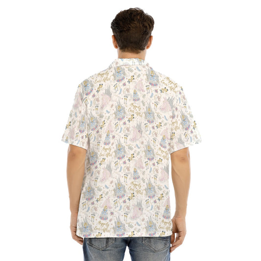 Happily Ever After Weddings - Men's Hawaiian Button Up Shirt