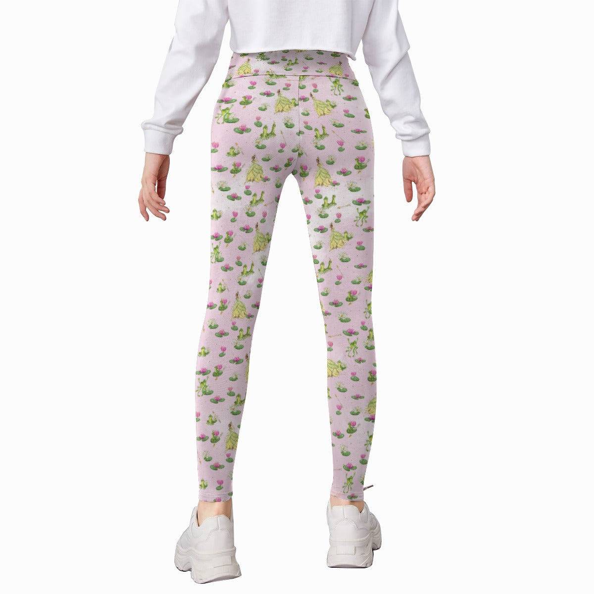 Watercolor Bayou Princess & Frog - Kid's Leggings
