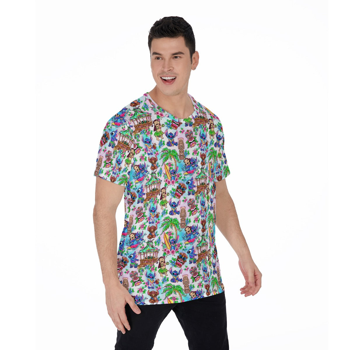 Bright Island Chaos Hand Drawn - Men's Short Sleeve T-Shirt