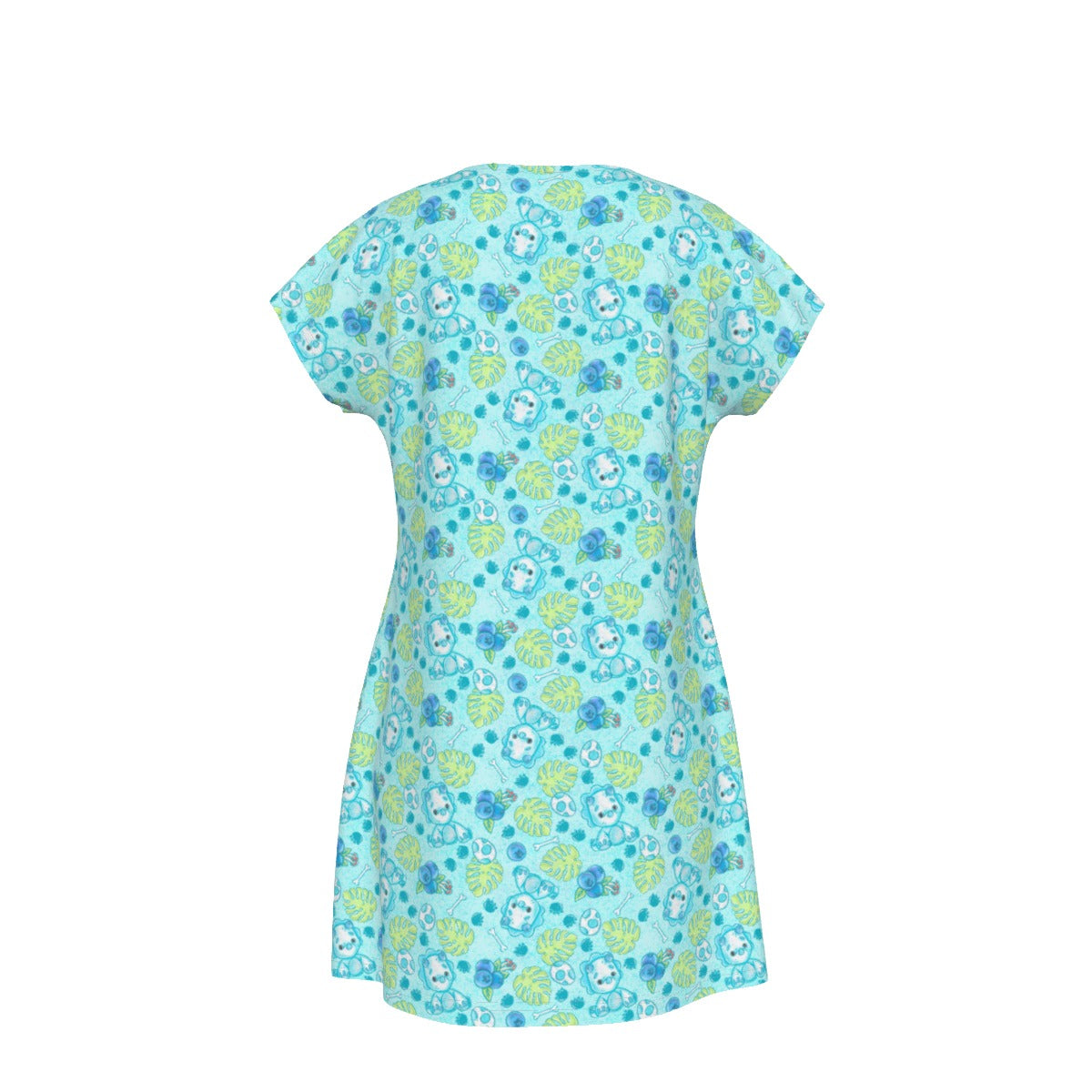 Fruitimals - Blueberry Dinosaurs - Women's T-Shirt Dress