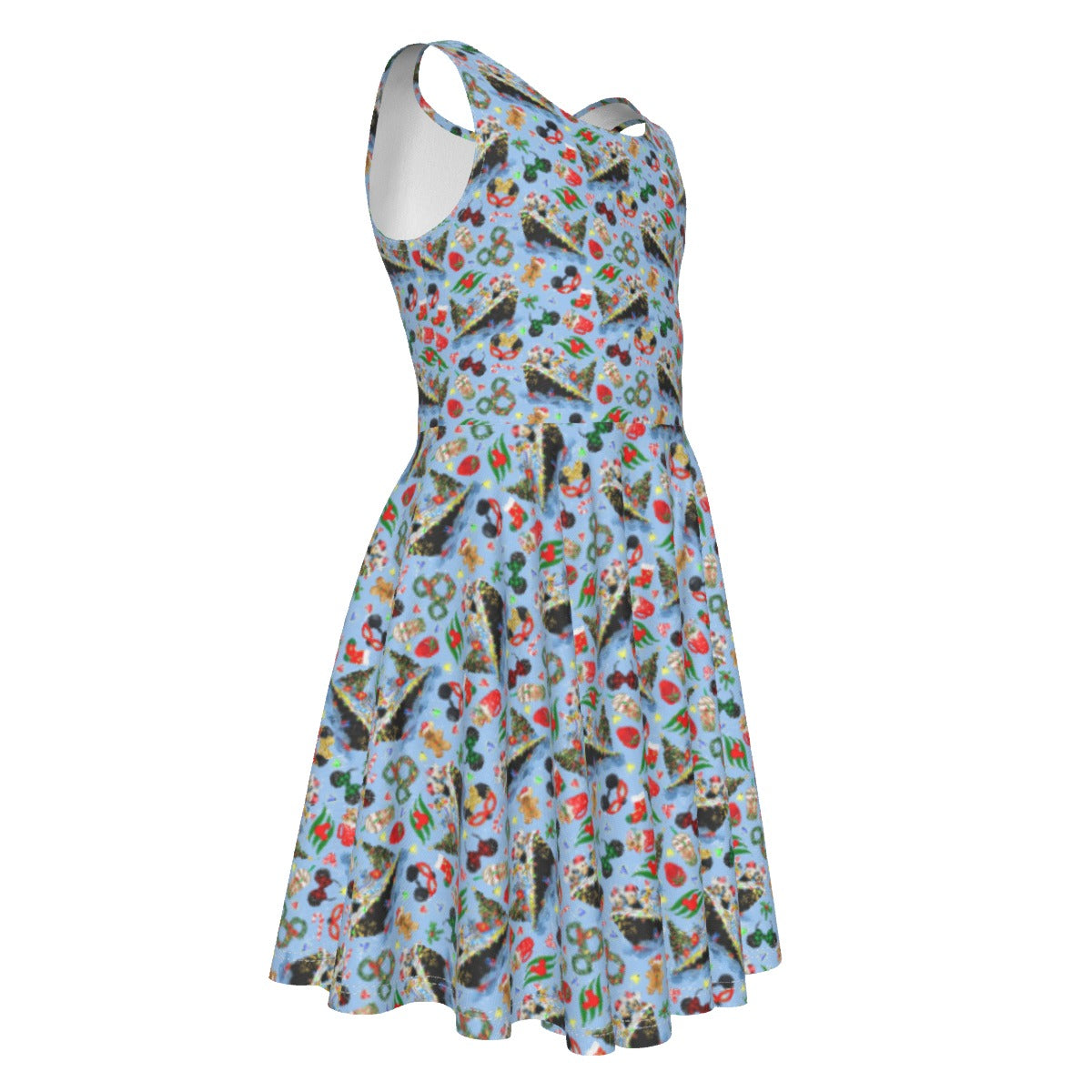 Very Merrytime Christmas Cruise - Kid's Sleeveless Skater Dress