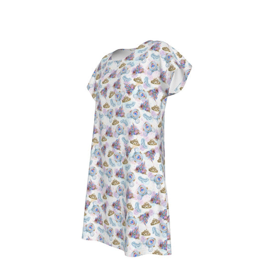 Watercolor Fairytale Fantasy - Women's T-Shirt Dress