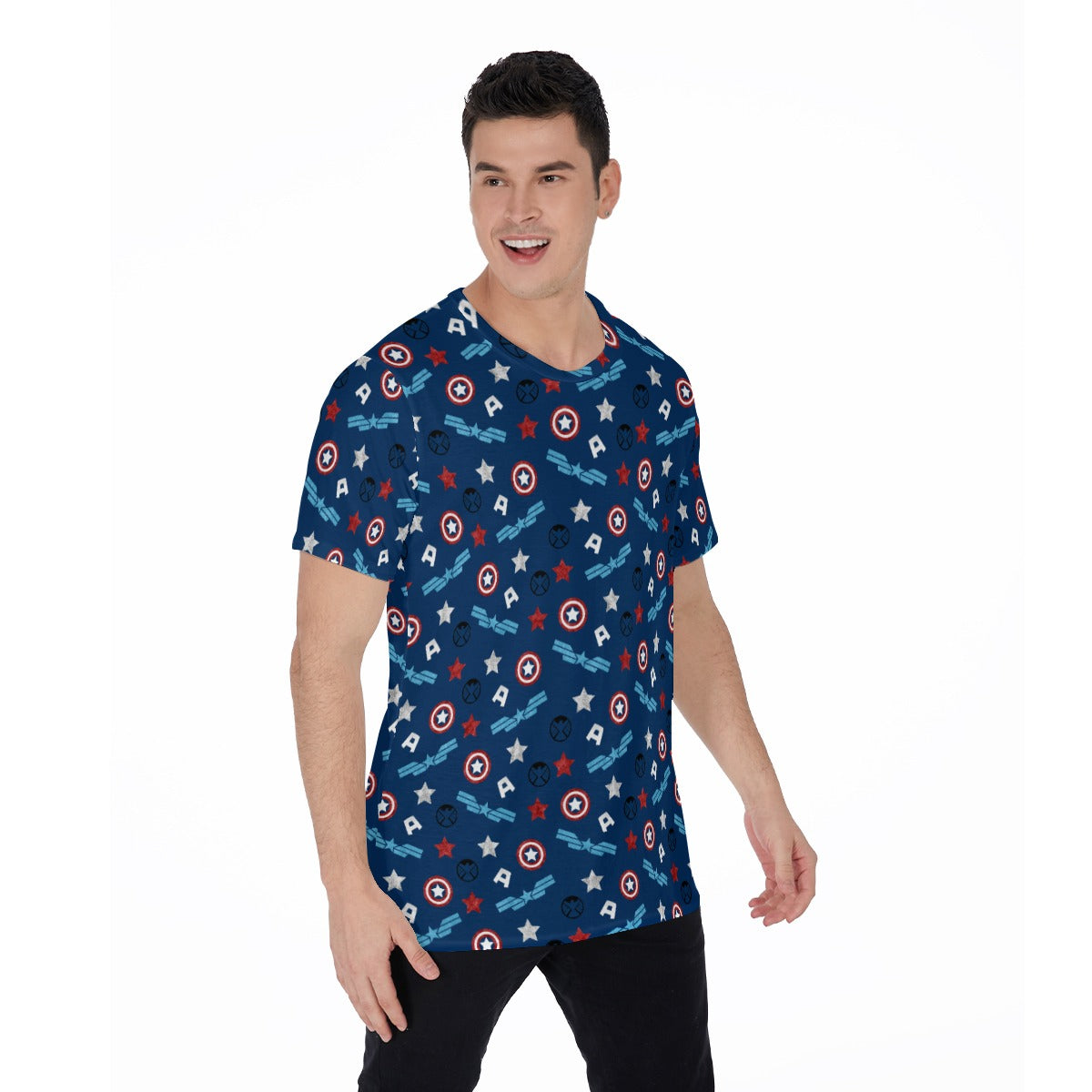 American Superhero - Men's Short Sleeve T-Shirt