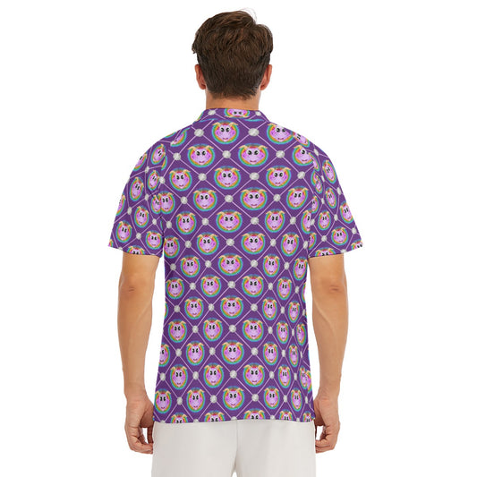 Geometric Figment - Men's Polo Shirt