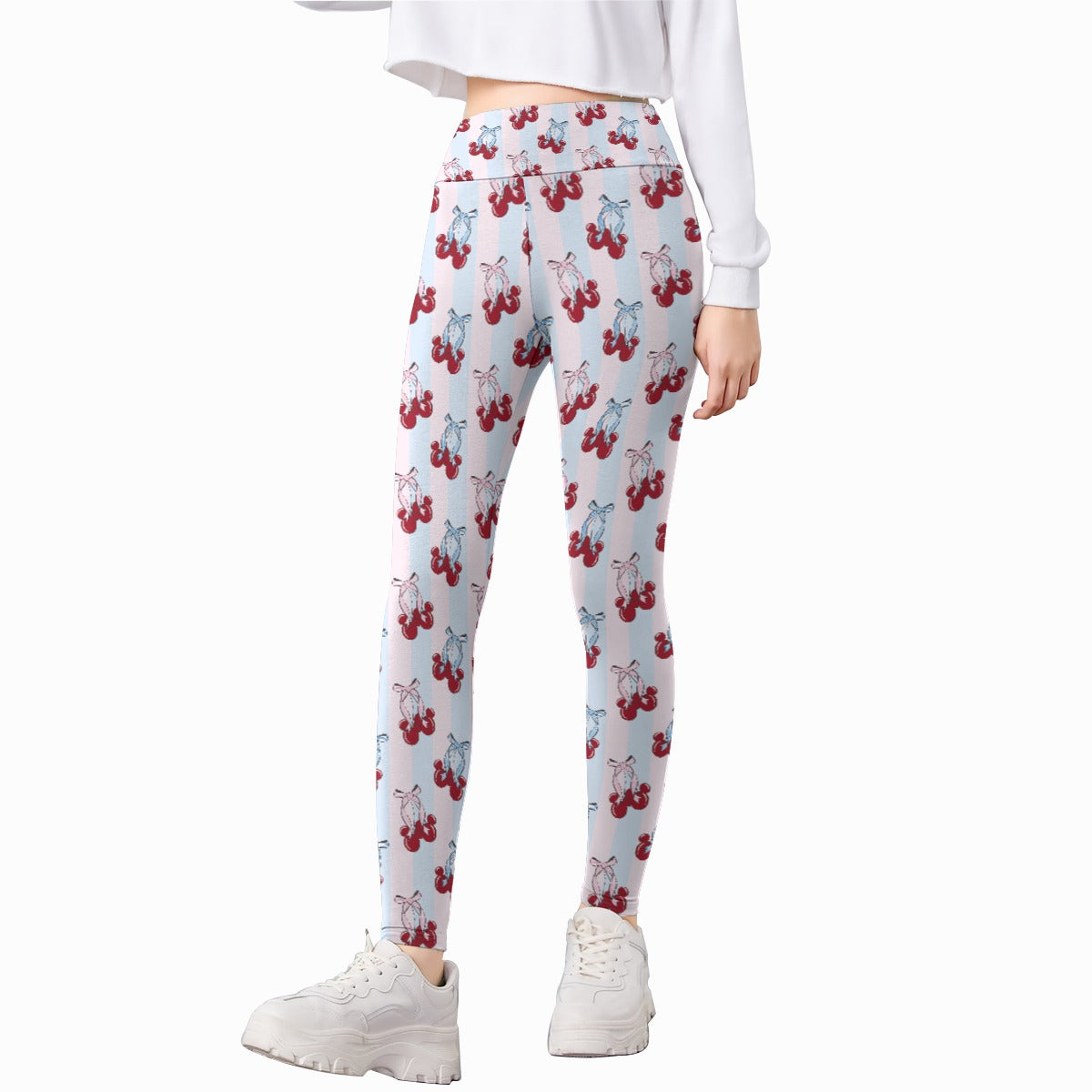 Cherry Ear Bows - Kid's Leggings