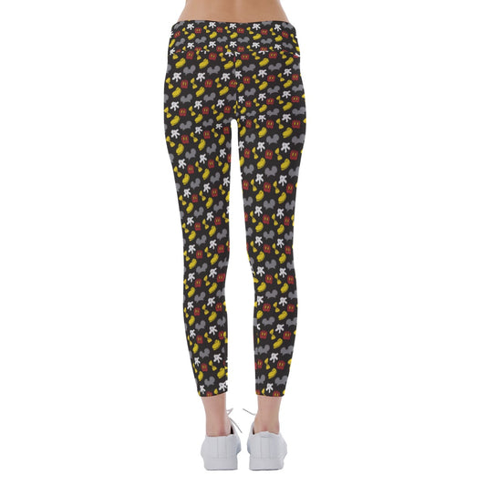 Classic Mouse Style - Women's Yoga Leggings