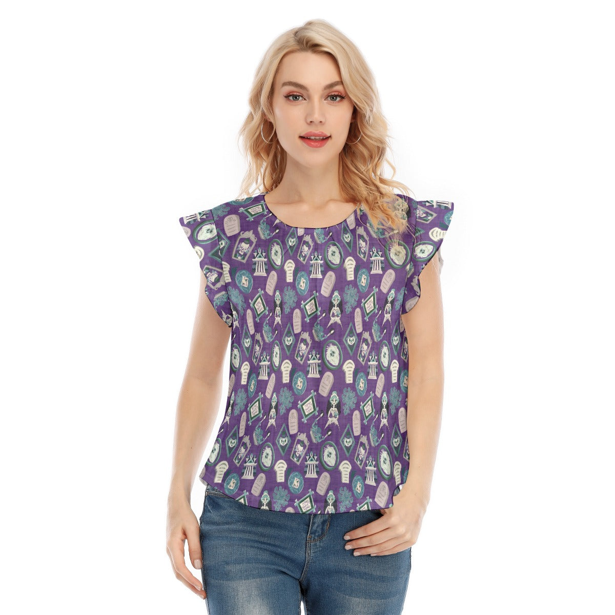Tomb Sweet Tomb - Women’s Flutter Sleeve Top