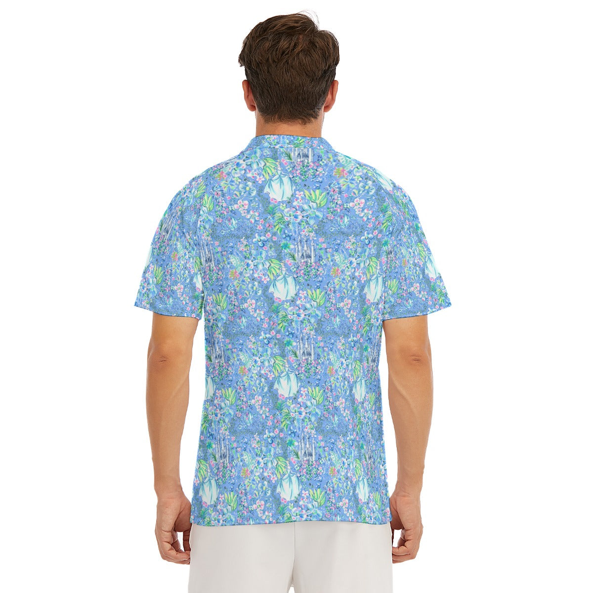 Bright Tropical Princess - Royal Beach Day - Men's Polo Shirt