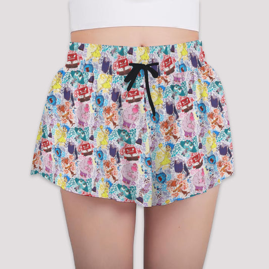 Floral Emotions - Girls’ Flowy Pocket Shorts
