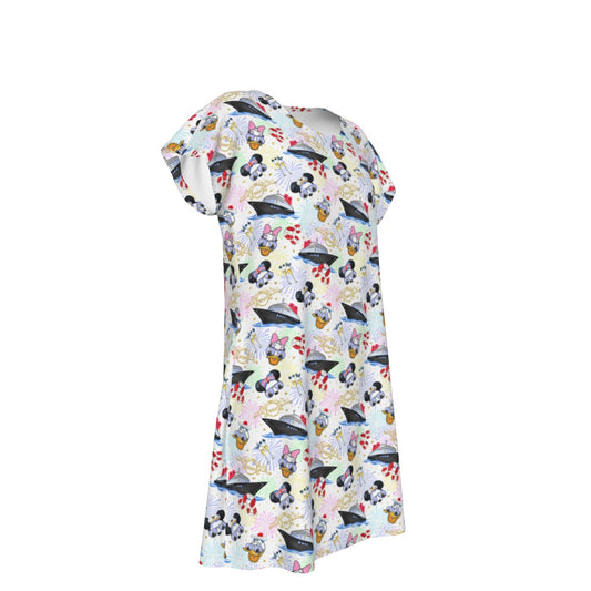 Wish Cruise Celebration - Women's T-Shirt Dress