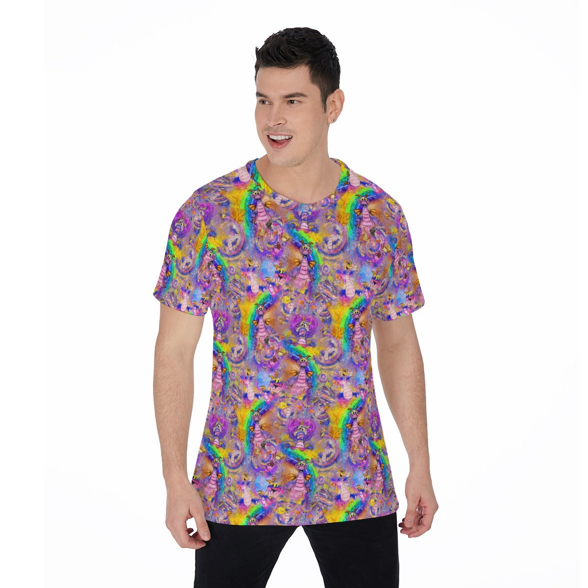 Figment Watercolor Rainbow - Men's Short Sleeve T-Shirt