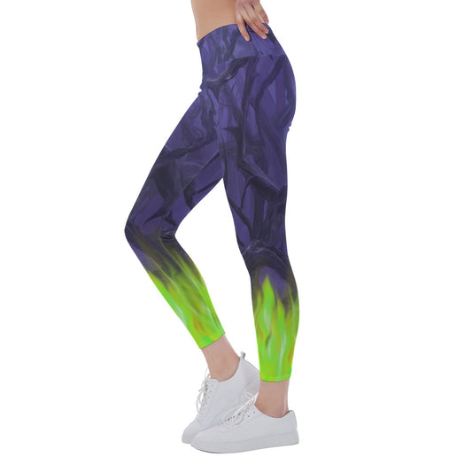 Enchanted Thorn Forest - Women's Yoga Leggings