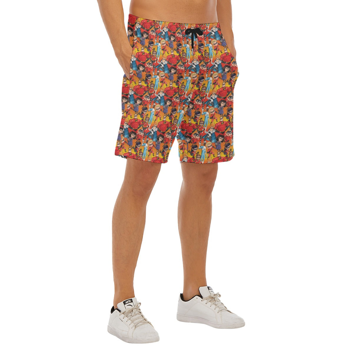 Super Squad Sketched - Men’s Pocket Beach Shorts