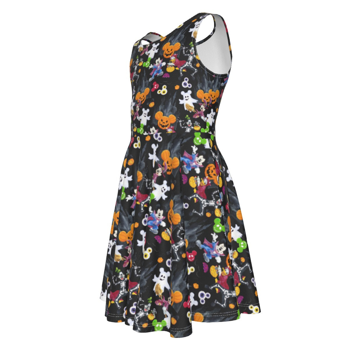 Mouse Gang Trick or Treatreat - Kid's Sleeveless Skater Dress