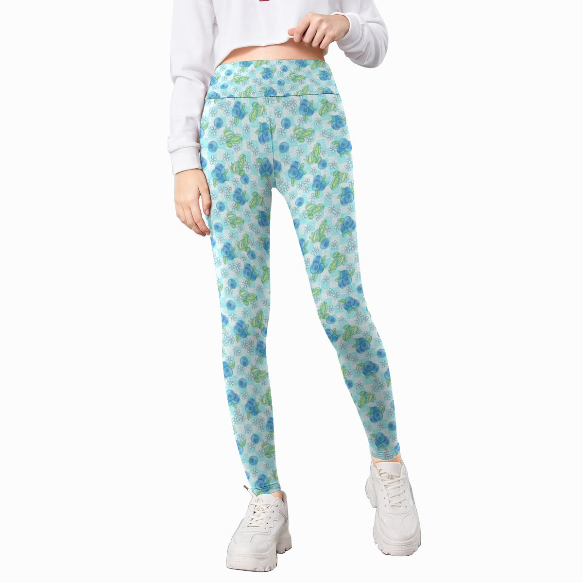 Summer Fruits - Blueberry - Kid's Leggings