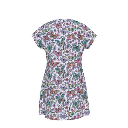 Butterfly Magic - Women's T-Shirt Dress