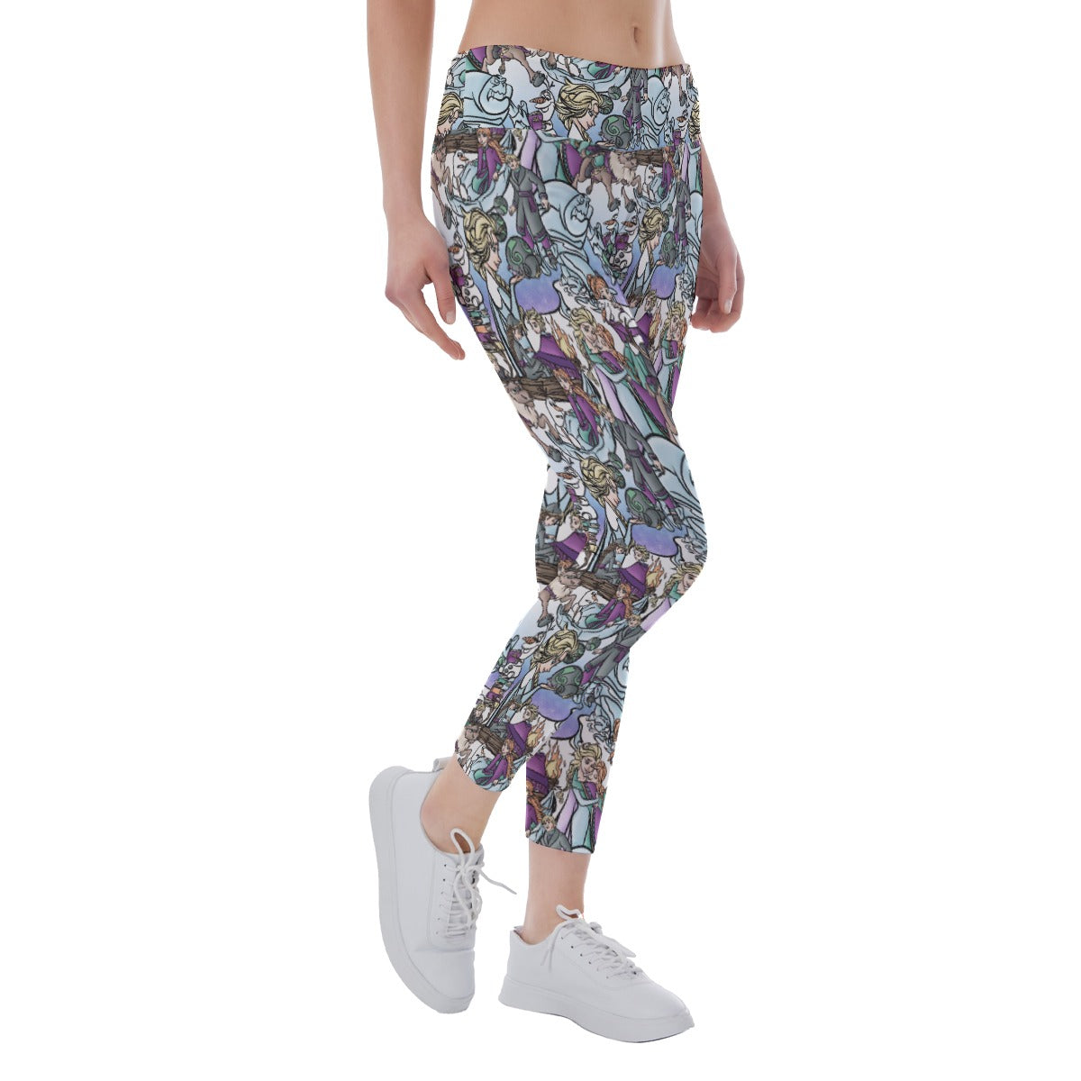 Enchanted Winter Journey - Women's Yoga Leggings