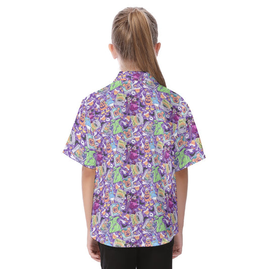 Not So Scary Halloween Party - Kid's Hawaiian Button Up Shirt