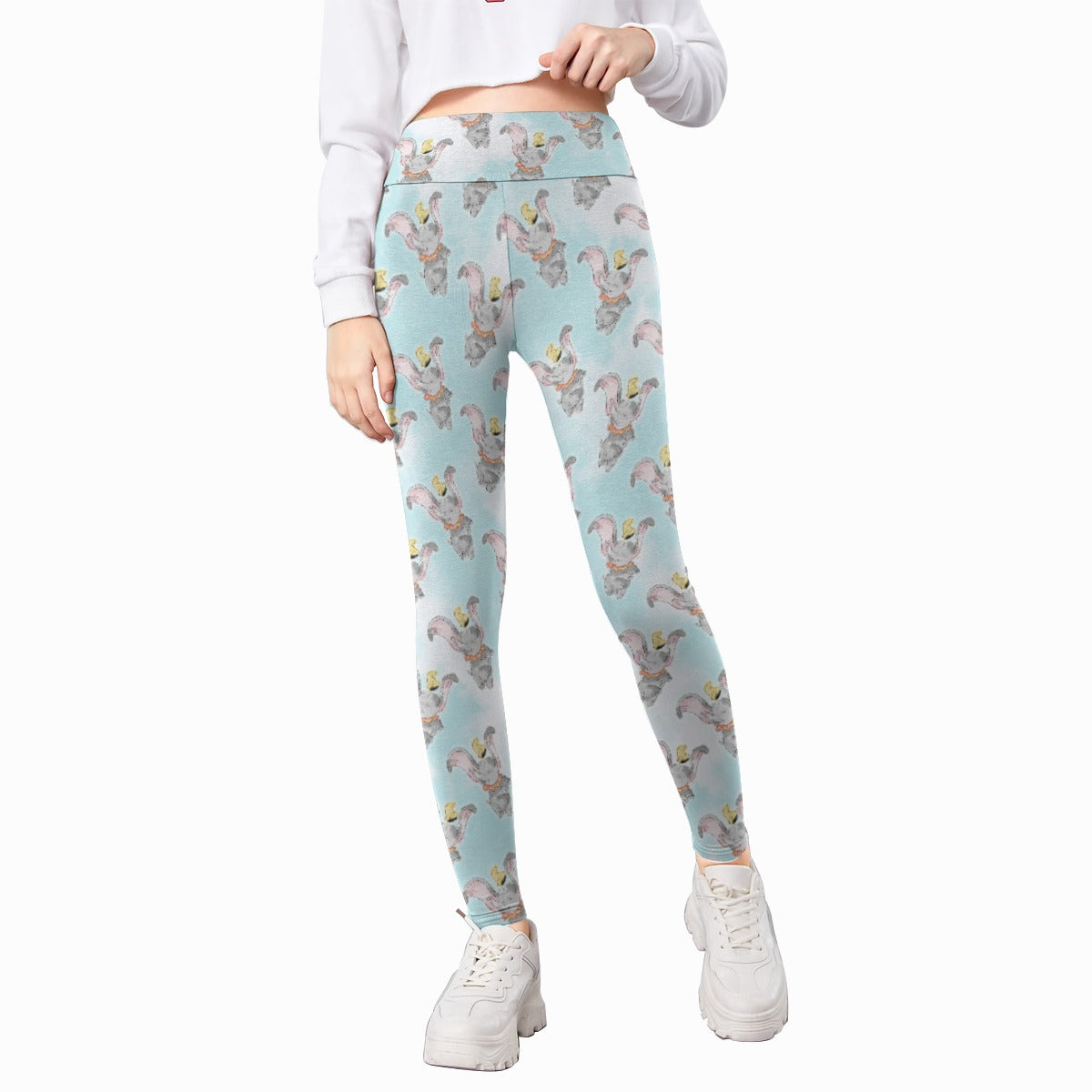 Sketch of Flying Elephant - Kid's Leggings
