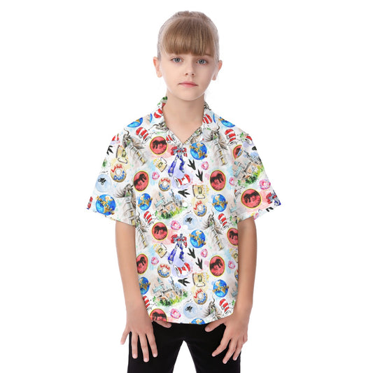 A Universal Adventure - Kid's Hawaiian Button Up Shirt